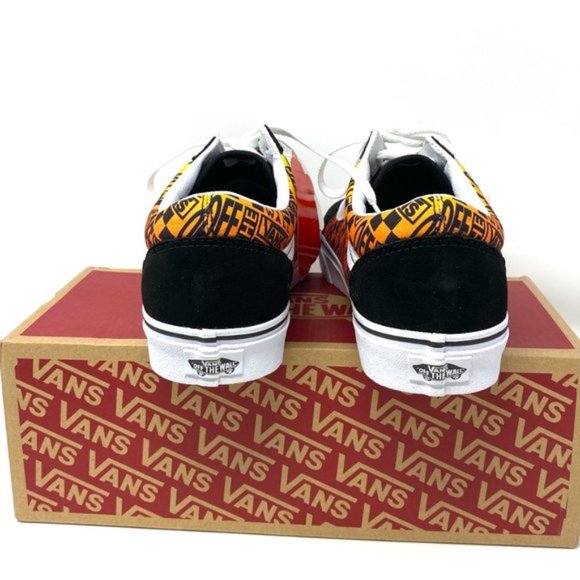 💖MEGA SALE💖VANS Old Skool Logo Flame Suede Canvas Shoes Women's VN0A4U3B2N5 - Picture 6 of 9